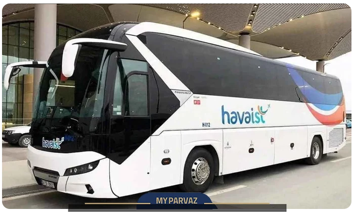 استفاده از اتوبوس‌های شاتل هاوا ایست (Havaist)